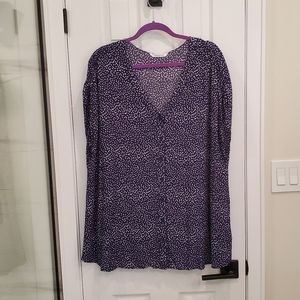 Penningtons 3X sleeveless top blue